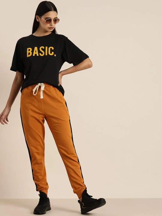 Baskılı T-shirt - Siyah -