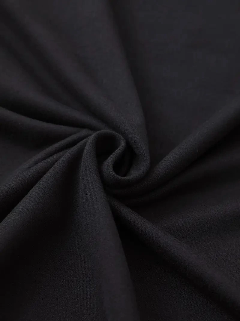 20/1 Penye Compack Baskılı Oversize Bisiklet Yaka m Kısa Kol Yazlık T-shirt - Siyah -