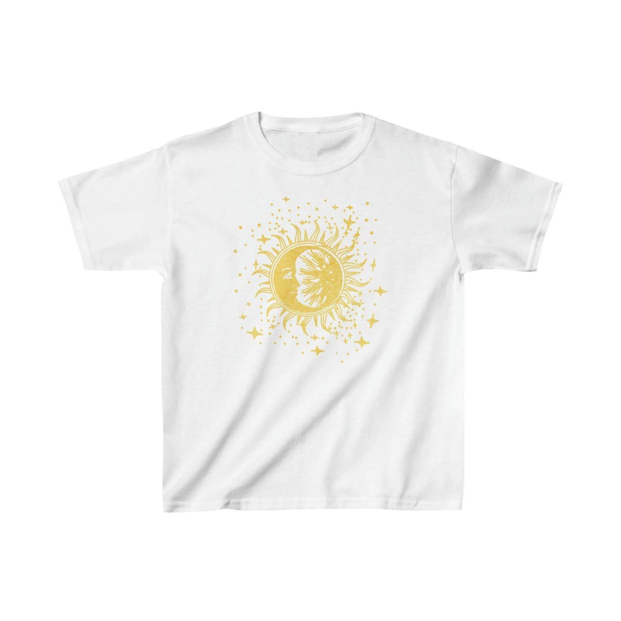 Çocuk Baskılı T-Shirt - Beyaz