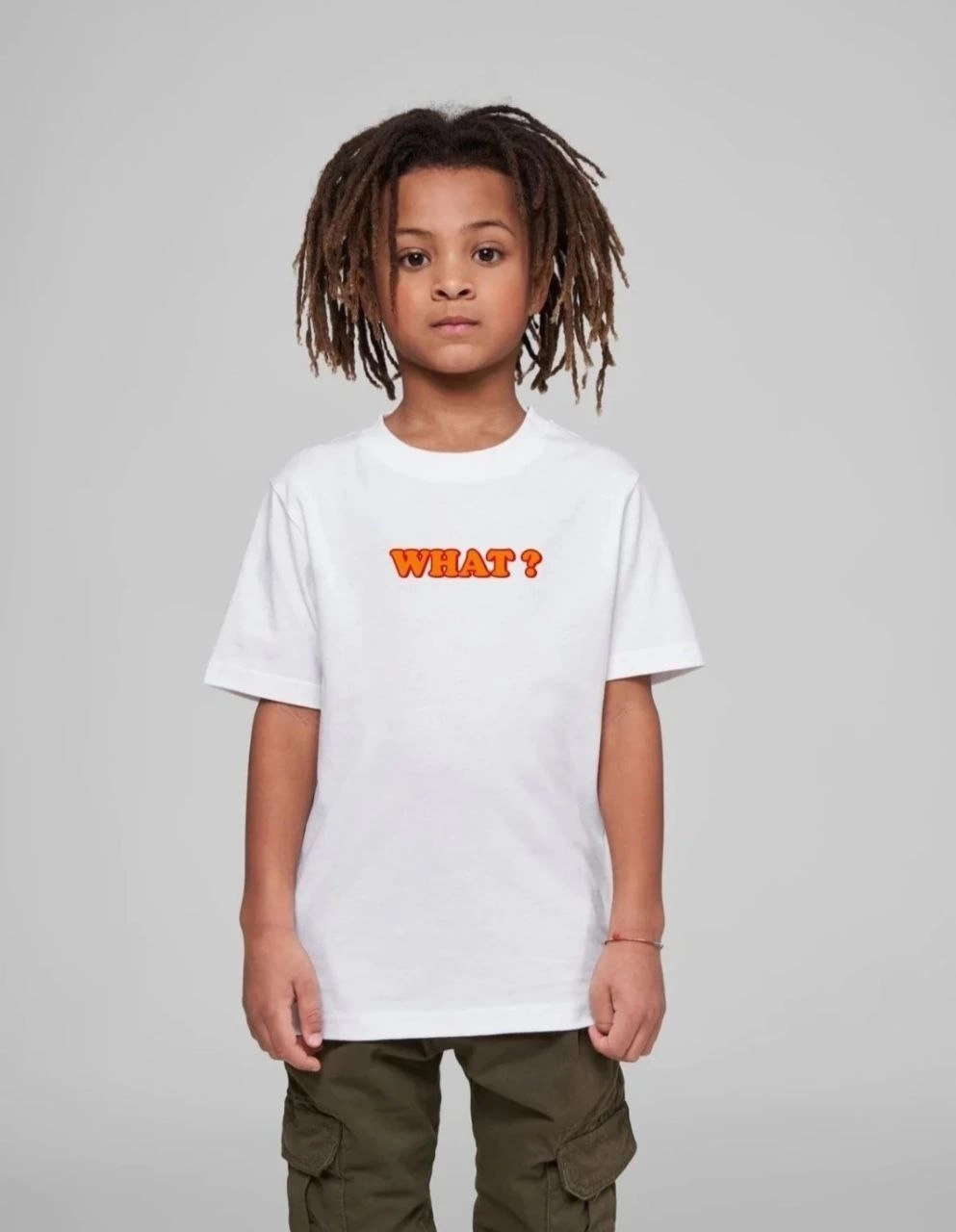 Çocuk Baskılı T-Shirt - Beyaz