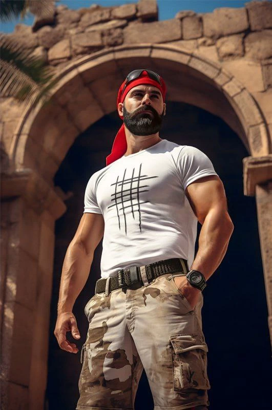 Bisiklet Yaka Baskılı Oversize T-Shirt - Beyaz -