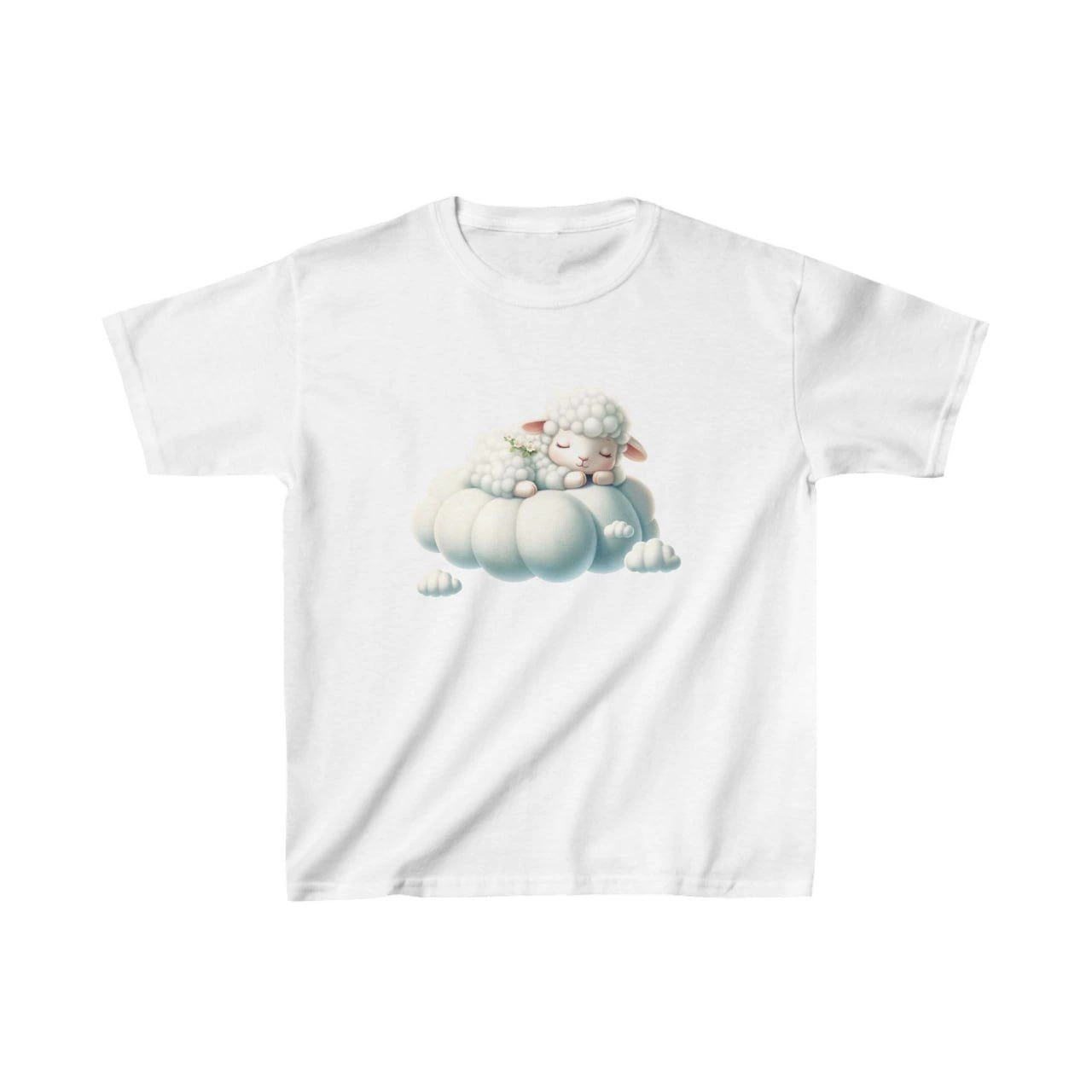 Çocuk Baskılı T-Shirt - Beyaz