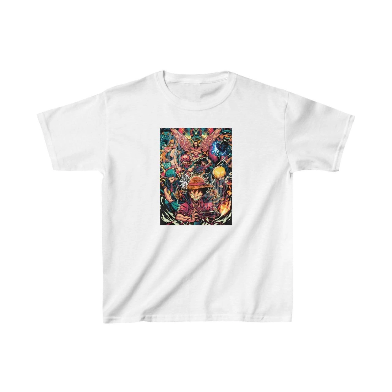 Çocuk Baskılı T-Shirt - Beyaz