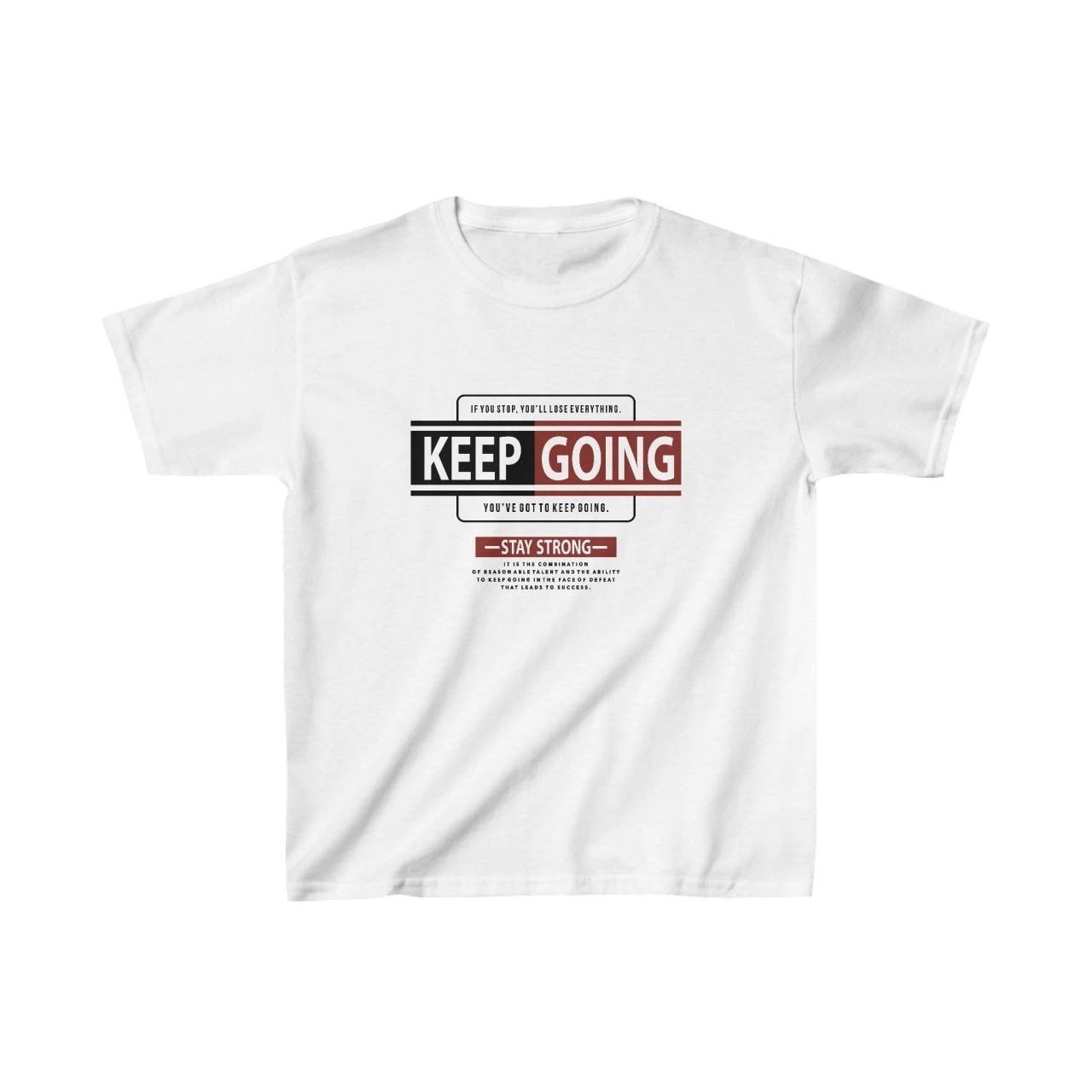 Çocuk Baskılı T-Shirt - Beyaz