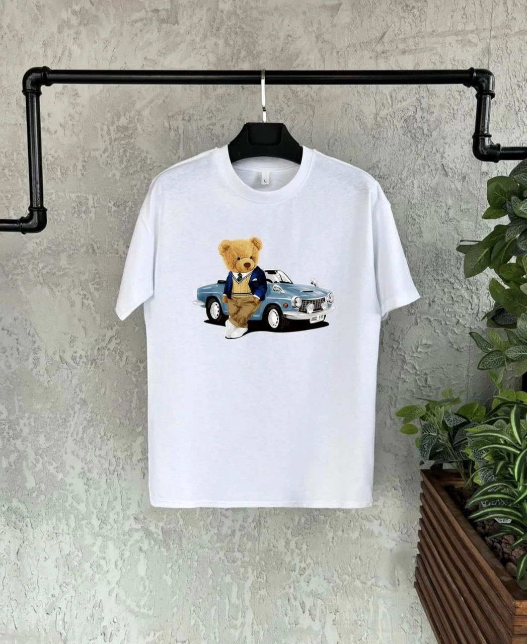 Çocuk Baskılı T-Shirt - Beyaz