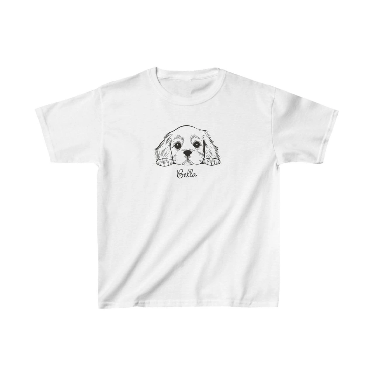 Çocuk Baskılı T-Shirt - Beyaz