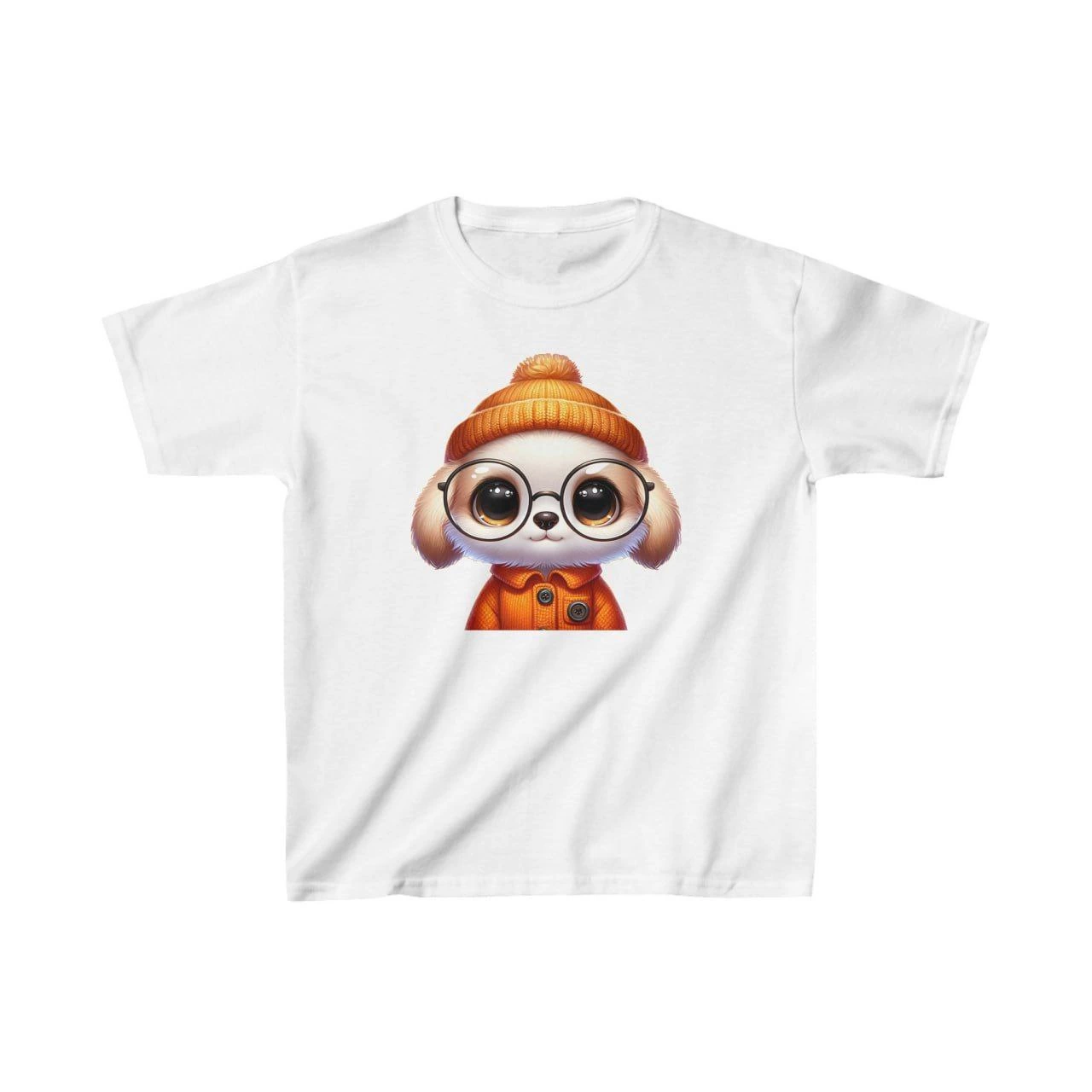 Çocuk Baskılı T-Shirt - Beyaz