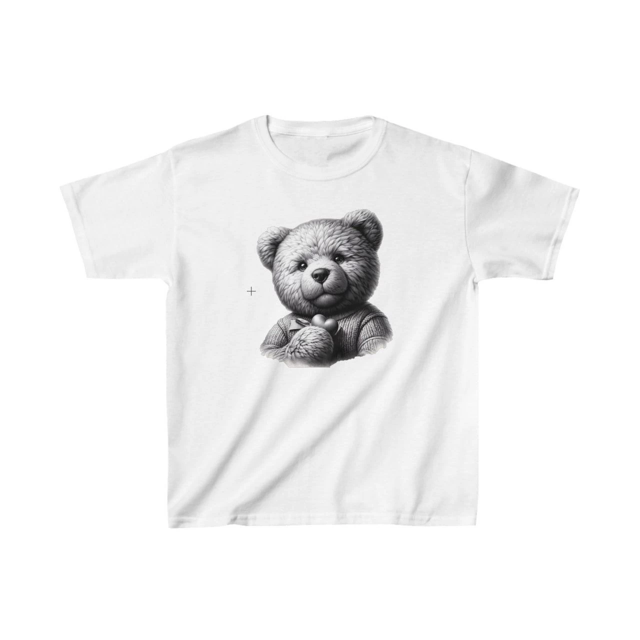 Çocuk Baskılı T-Shirt - Beyaz