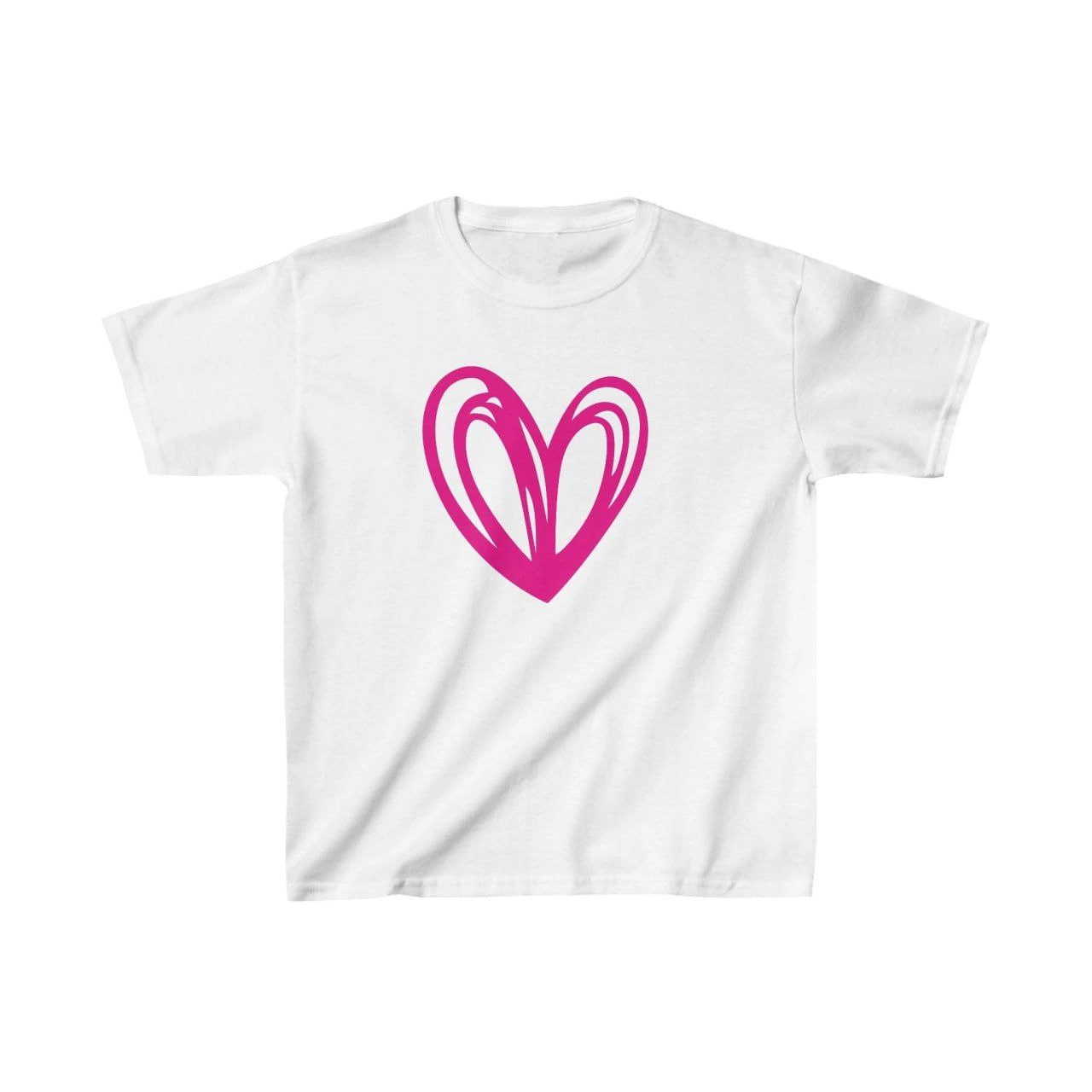 Çocuk Baskılı T-Shirt - Beyaz