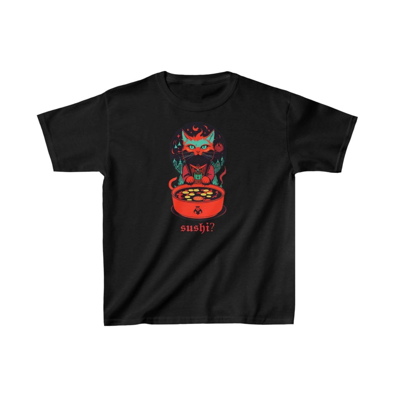 Baskılı T-Shirt - Siyah -