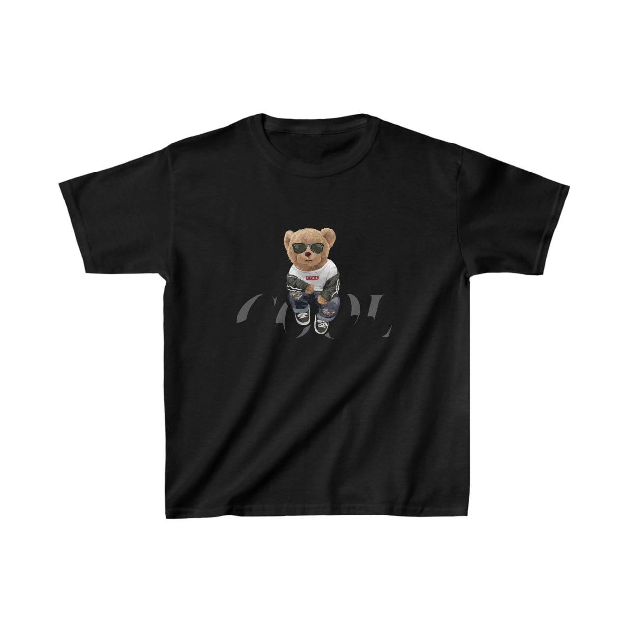 Baskılı T-Shirt - Siyah -
