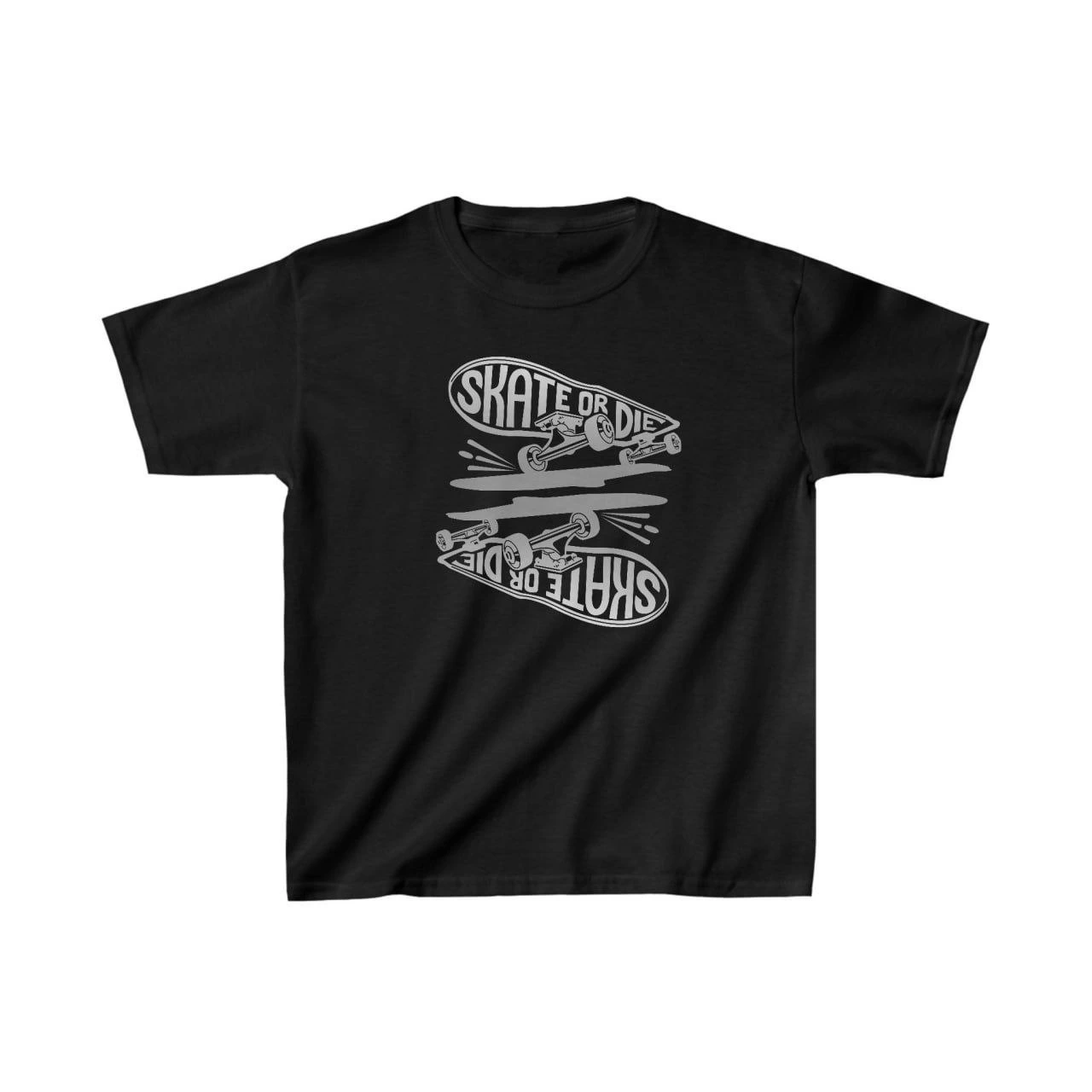 Baskılı T-Shirt - Siyah -