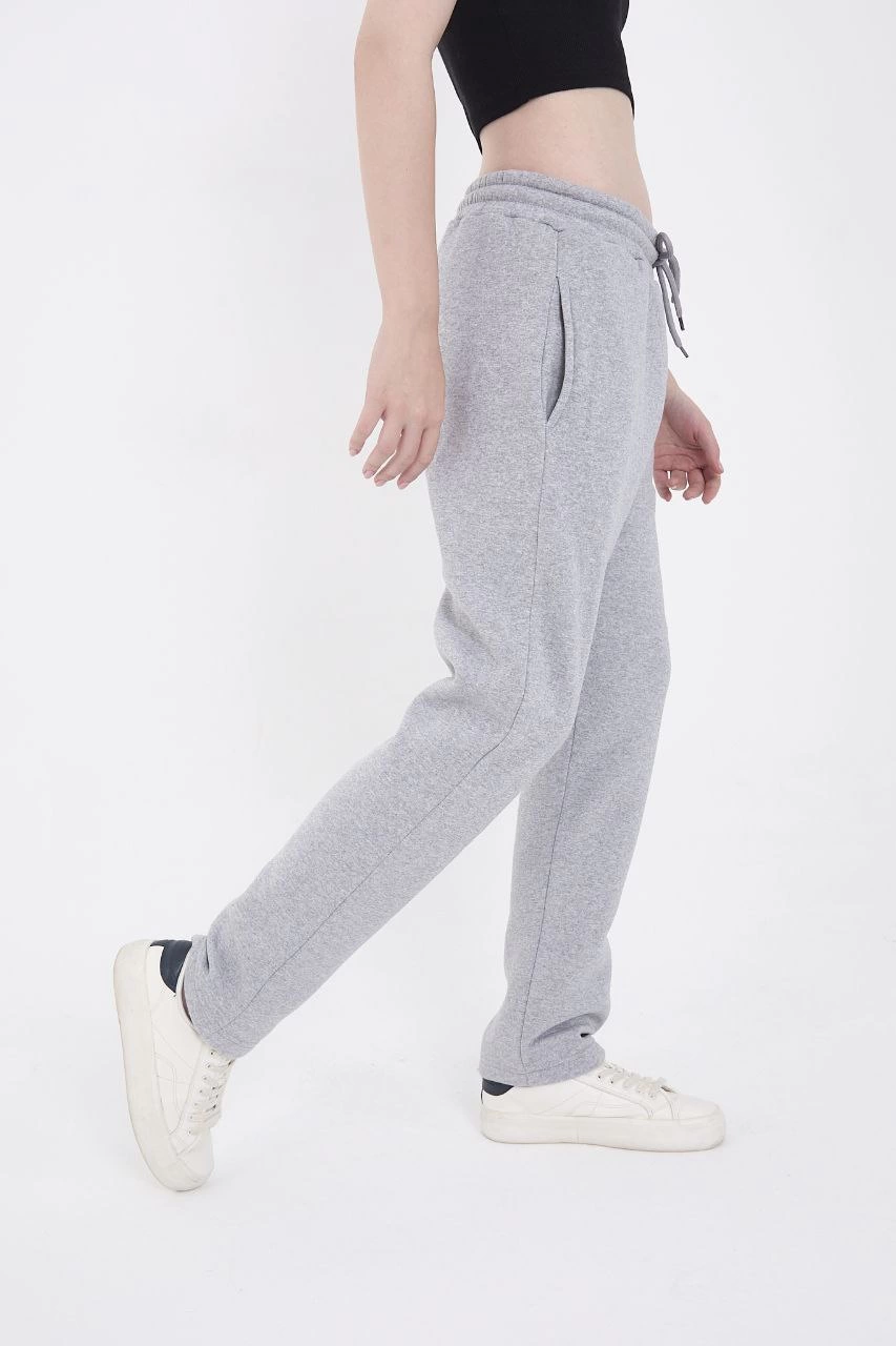 Üç İplik Basic Eşofman Pantolon - Gri