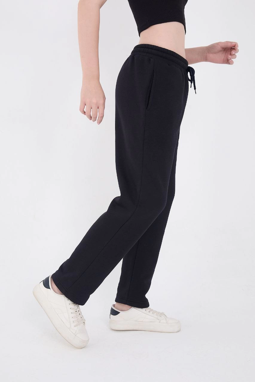 Üç İplik Basic Eşofman Pantolon - Lacivert -