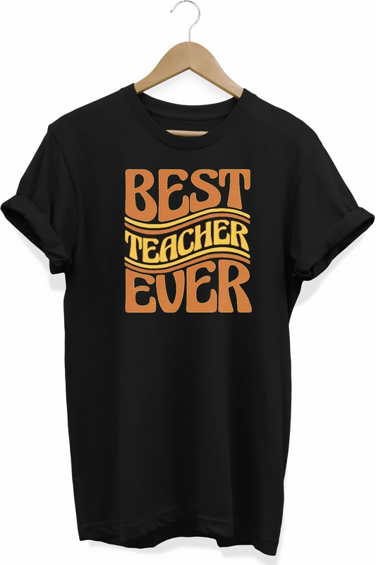 24 Kasım Öğretmenler Baskılı T-shirt - Siyah -