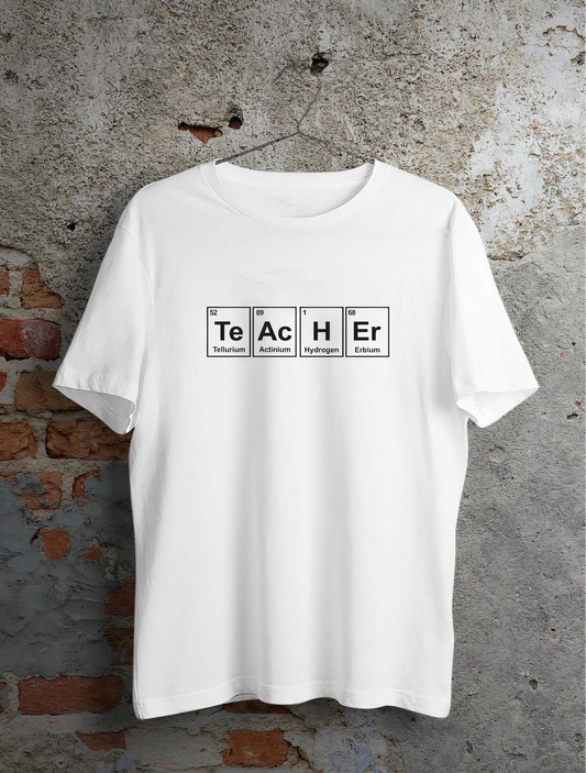 24 Kasım Öğretmenler Günü Baskılı Özel T-shirt - Beyaz -