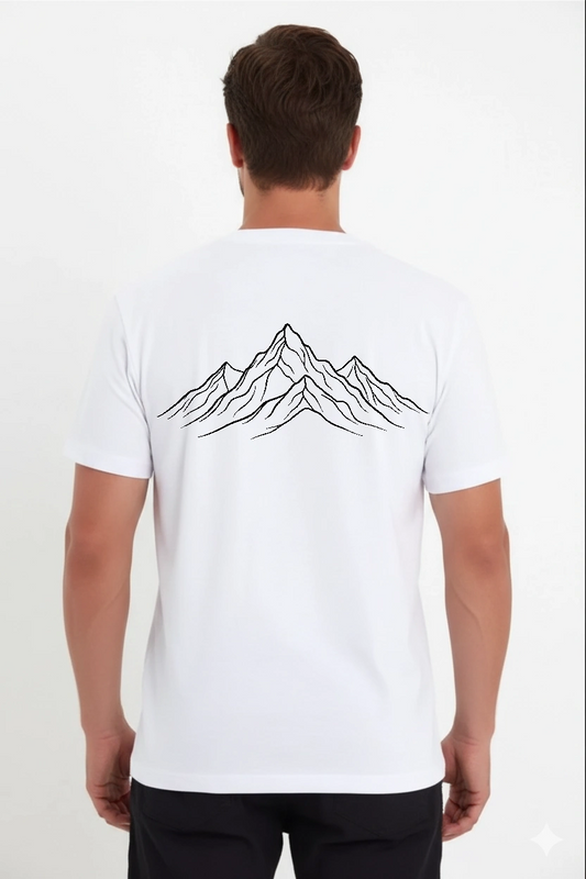 Erkek T-Shirt Nihilist Penguen Baskılı Bisiklet Yaka Kısa kol yazlık Tişört - Beyaz