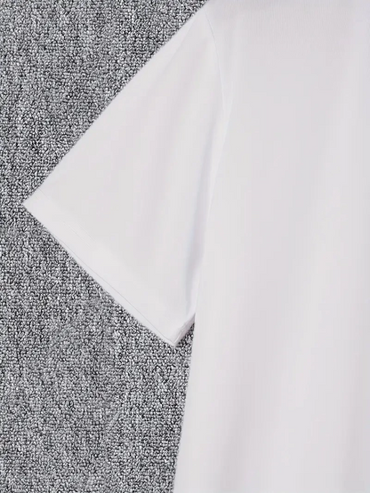 20/1 Penye Compack I TRIED TO WARN YOU. Baskılı Oversize Bisiklet Yaka T-shirt - Beyaz -
