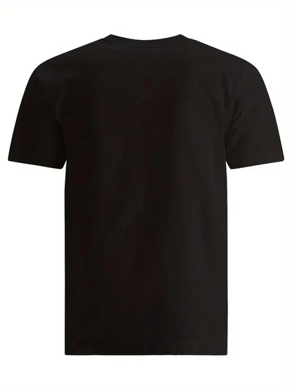 20/1 Penye Compack SPACEBALLS   Baskılı Oversize Bisiklet Yaka Kısa Kol Yazlık T-shirt - Siyah -