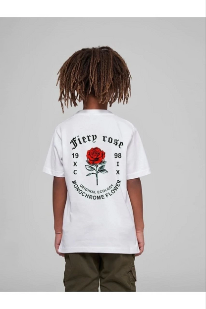 Çocuk   Baskılı T-Shirt - Beyaz