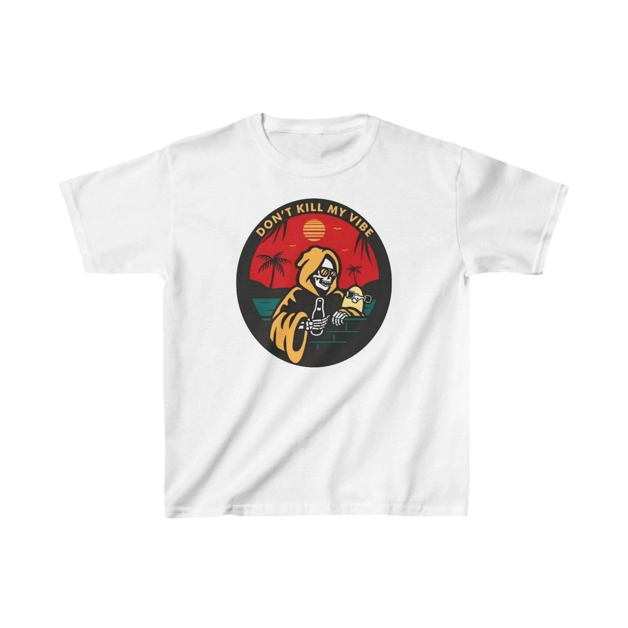 Çocuk   Baskılı T-Shirt - Beyaz