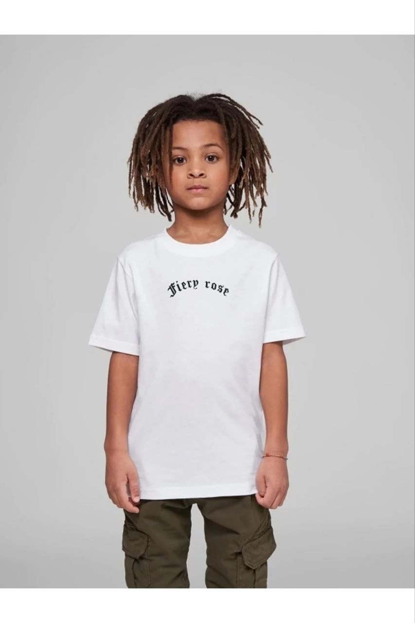 Çocuk   Baskılı T-Shirt - Beyaz