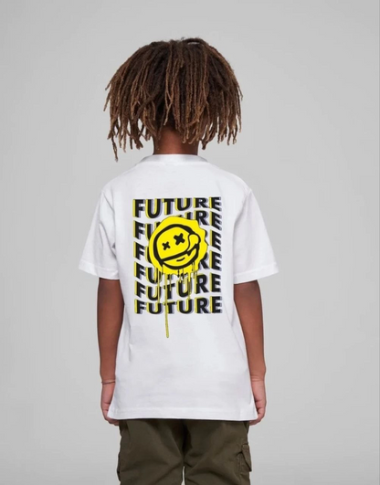 Çocuk   Baskılı T-Shirt - Beyaz