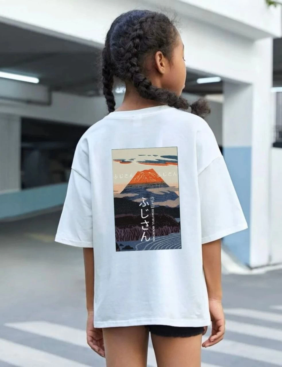 Çocuk   Baskılı T-Shirt - Beyaz