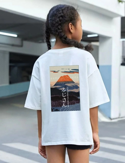 Çocuk   Baskılı T-Shirt - Beyaz