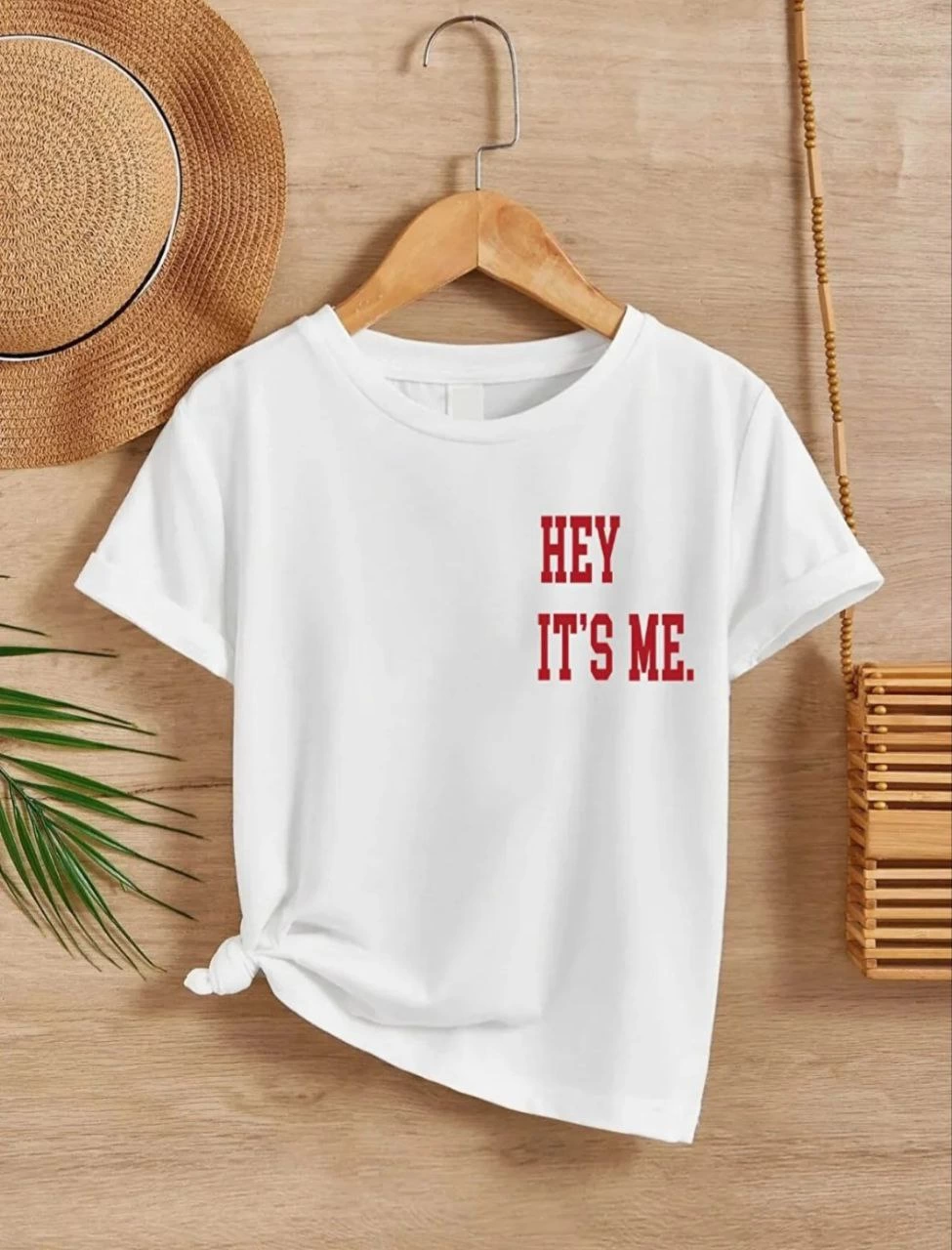Çocuk   Baskılı T-Shirt - Beyaz