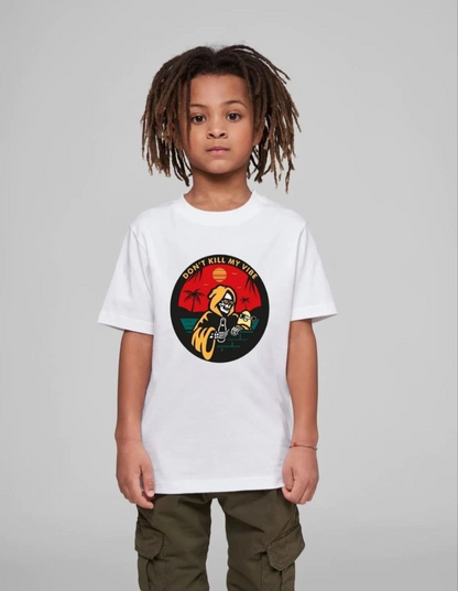 Çocuk   Baskılı T-Shirt - Beyaz