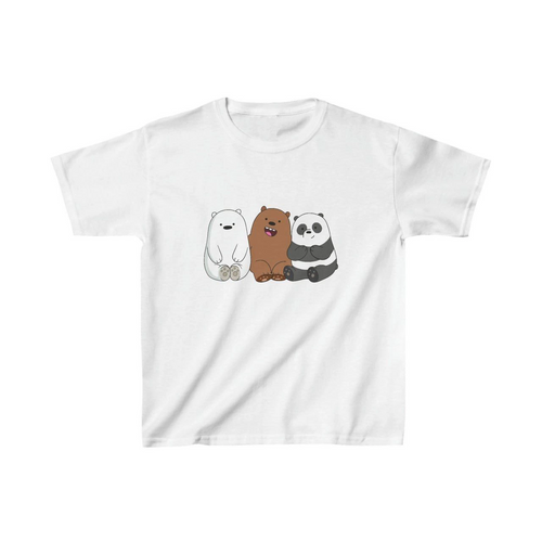 Çocuk   Baskılı T-Shirt - Beyaz