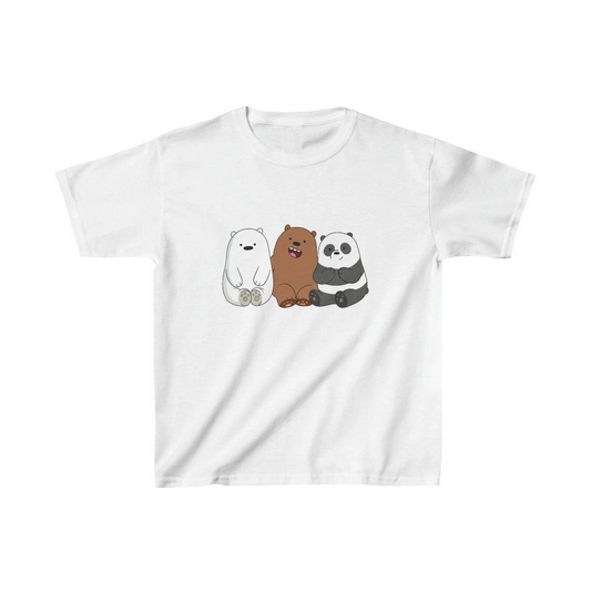 Çocuk   Baskılı T-Shirt - Beyaz