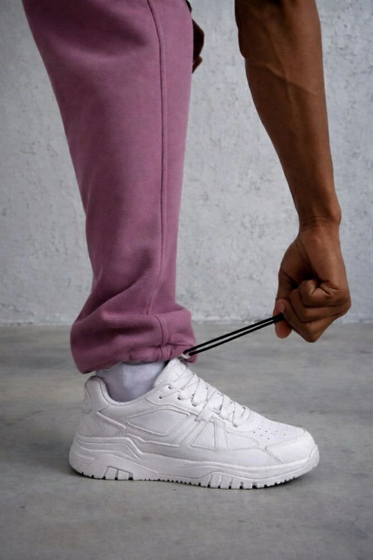 Baggy Alt Eşofman - Gül Kurusu