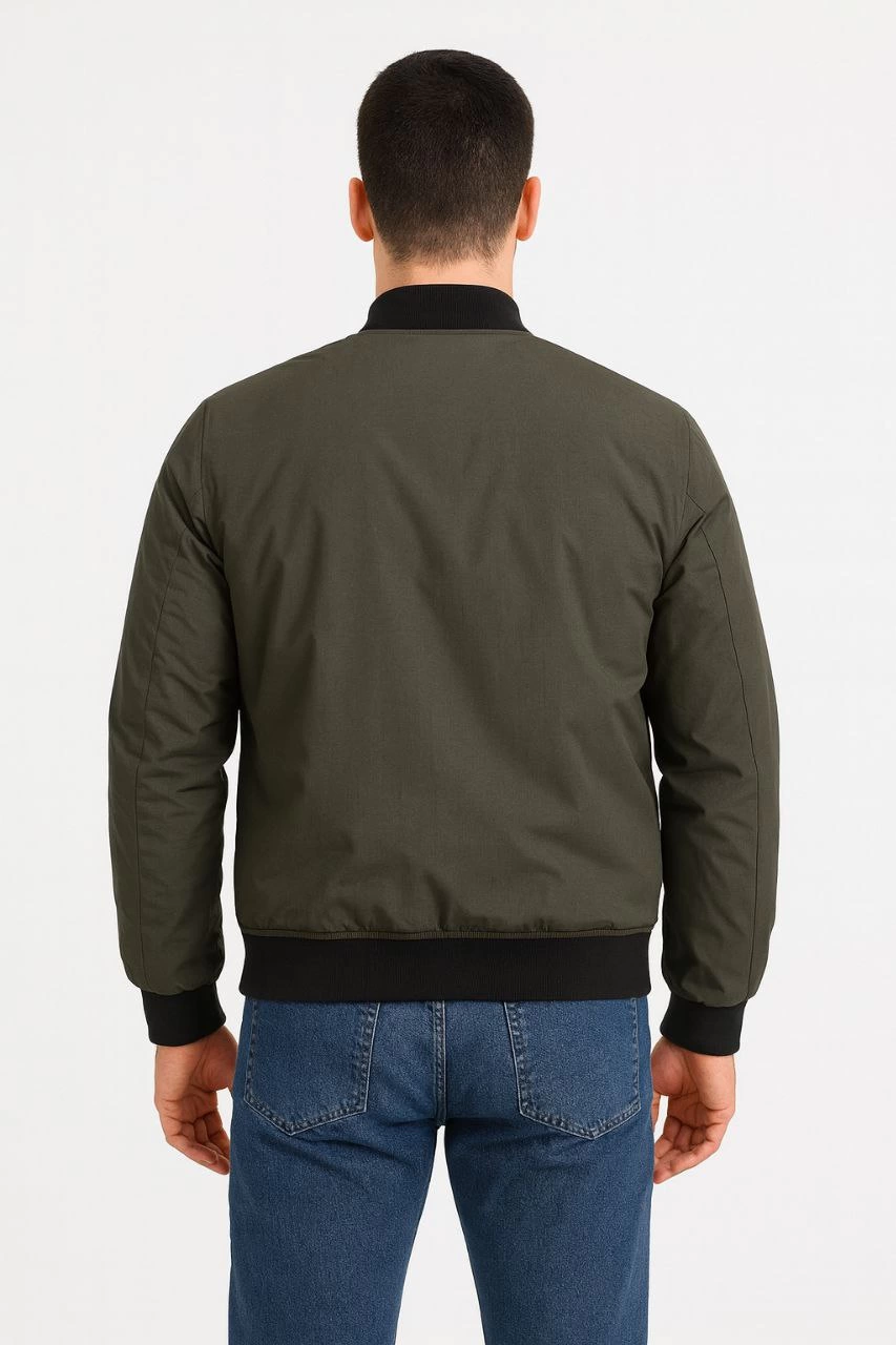 Bomber Mont Ceket - Haki -