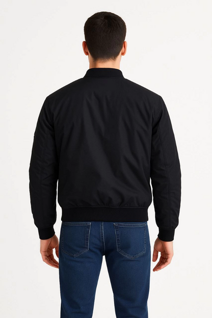 Bomber Mont Ceket - Siyah -