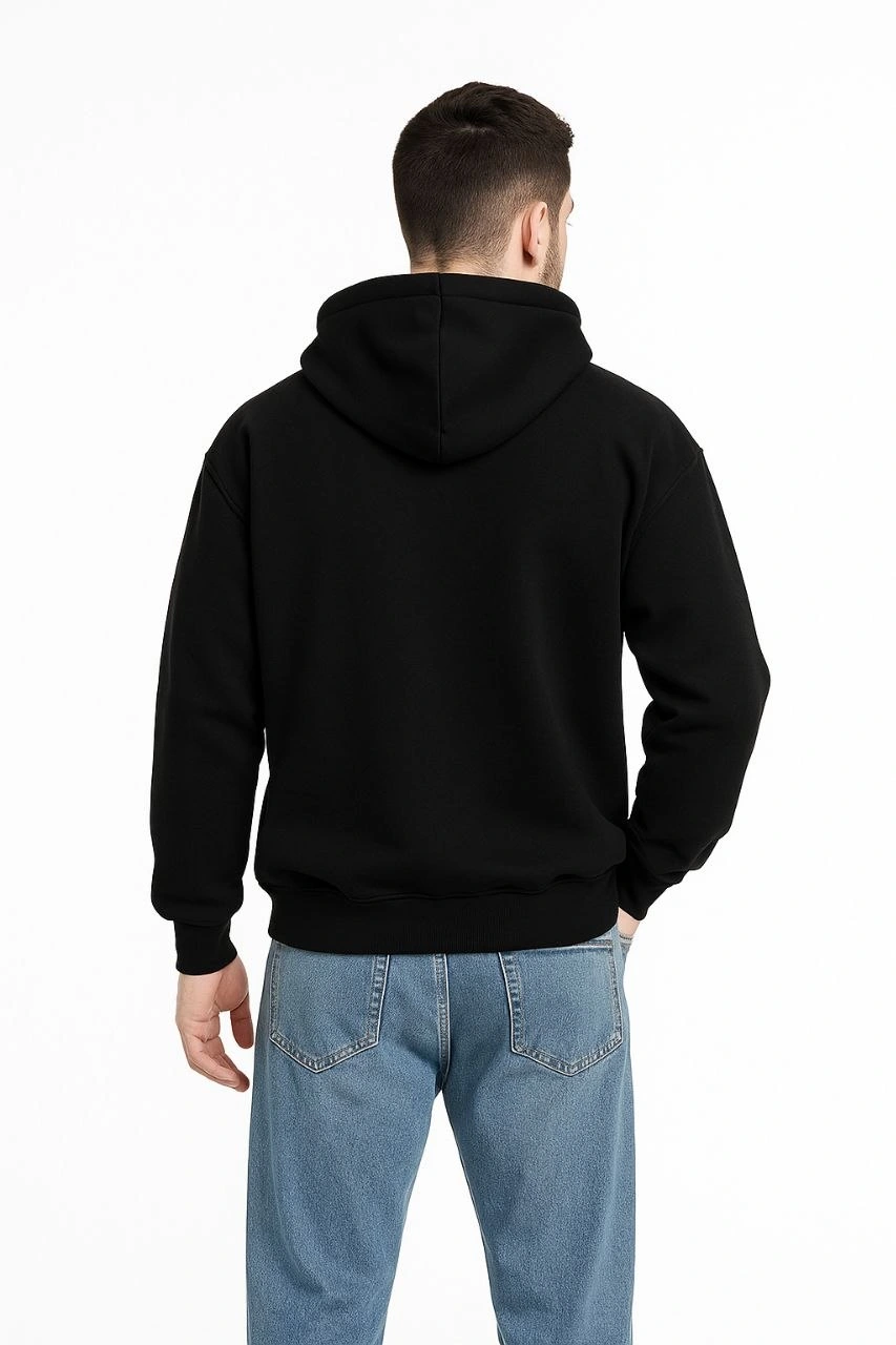 - Kapüşonlu Sweatshirt  Hoodie Siyah