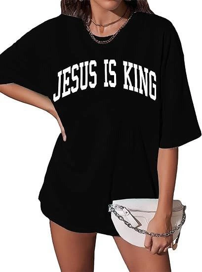 Bisiklet Yaka Kısa Kol Baskılı T-shirt - Siyah -