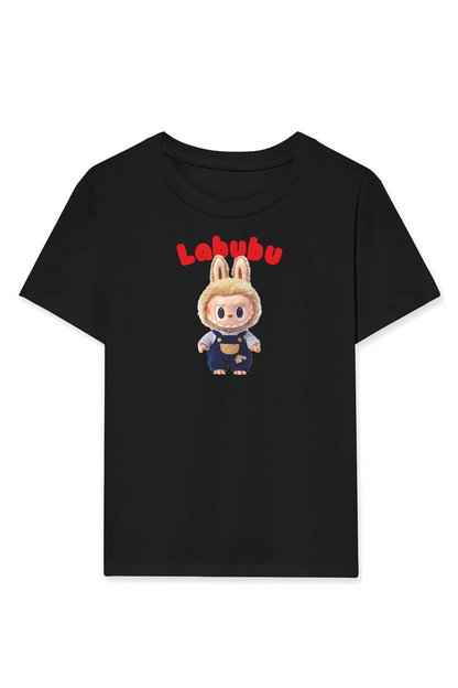 Labubu   Baskılı T-Shirt - Beyaz -
