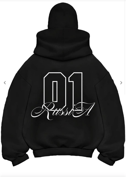 Samuray Ninja Çift Kapşonlu ZIP Fermuarlı Kanguru Çepli Tam Fermuarlı Hoodie ön ve Arka Baskılı Maske Detaylı  sweatshirt - Siyah
