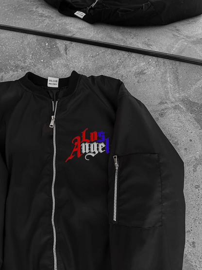 Los Angeles Siyah Bomber Mont -  -