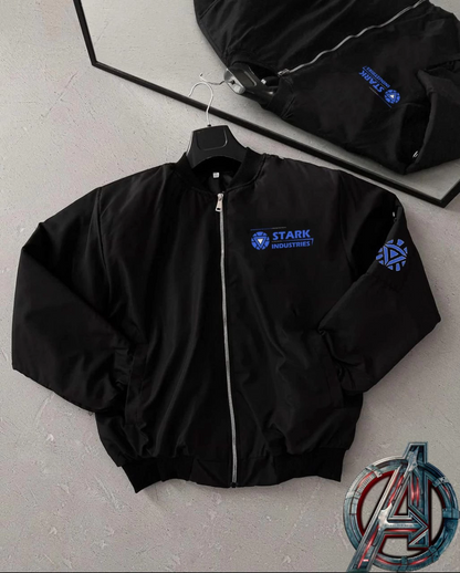 Stark Industries Siyah Bomber Mont  -