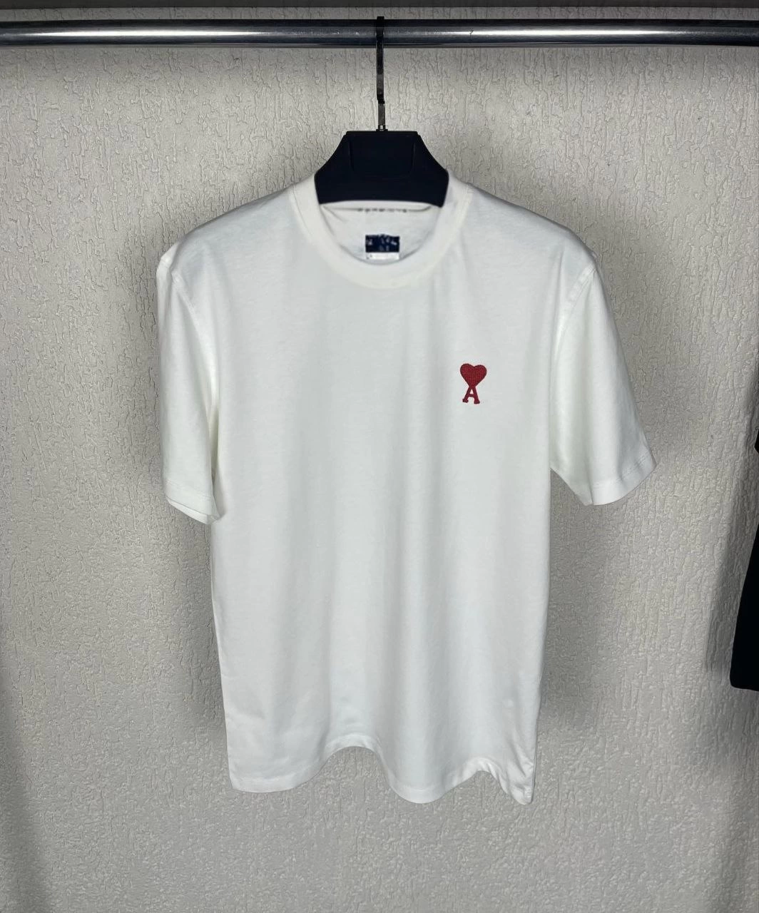 Bisiklet Yaka Baskılı Oversize T-Shirt - Beyaz -
