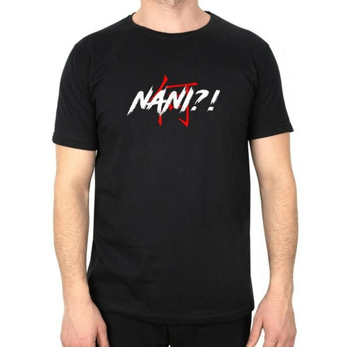 Bisiklet Yaka Baskılı Oversize T-Shirt - Siyah -