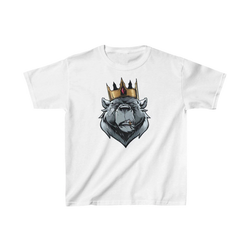 Çocuk Baskılı T-Shirt - Beyaz