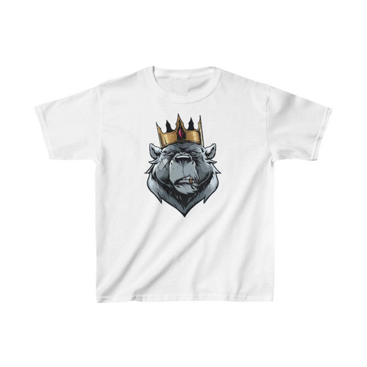 Çocuk Baskılı T-Shirt - Beyaz