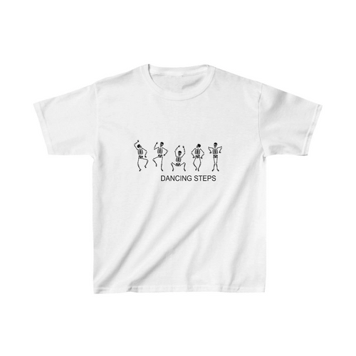 Çocuk Baskılı T-Shirt - Beyaz
