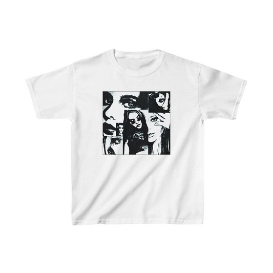 Çocuk Baskılı T-Shirt - Beyaz