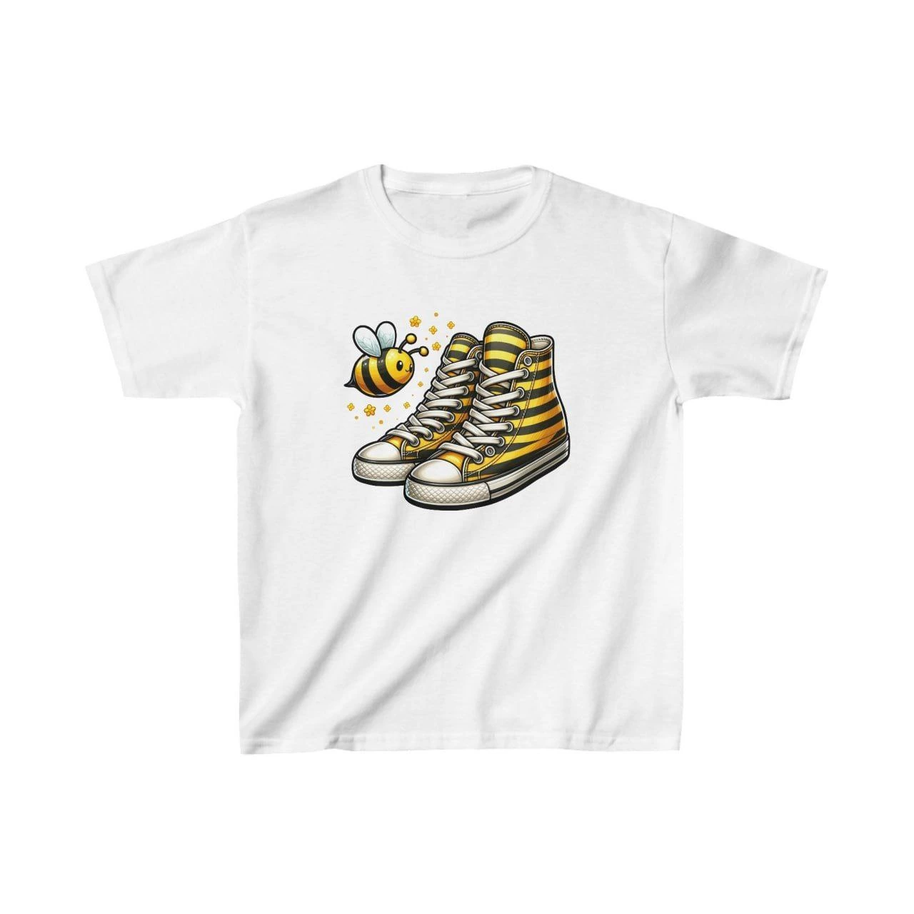 Çocuk Baskılı T-Shirt - Beyaz
