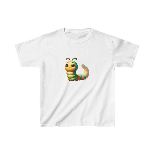 Çocuk Baskılı T-Shirt - Beyaz
